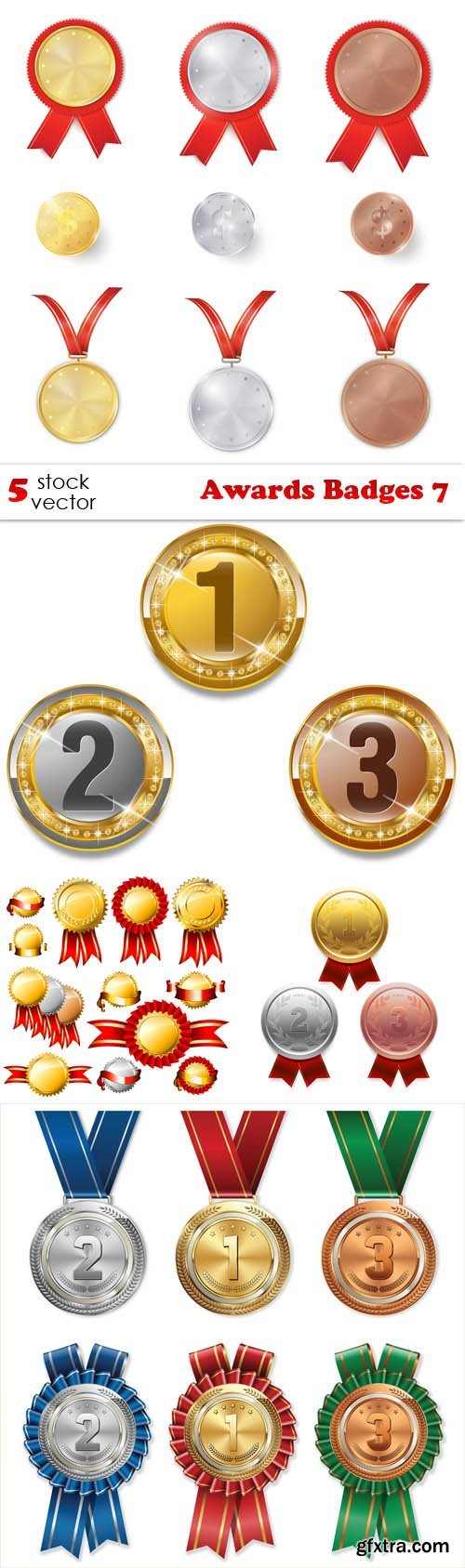 Vectors - Awards Badges 7