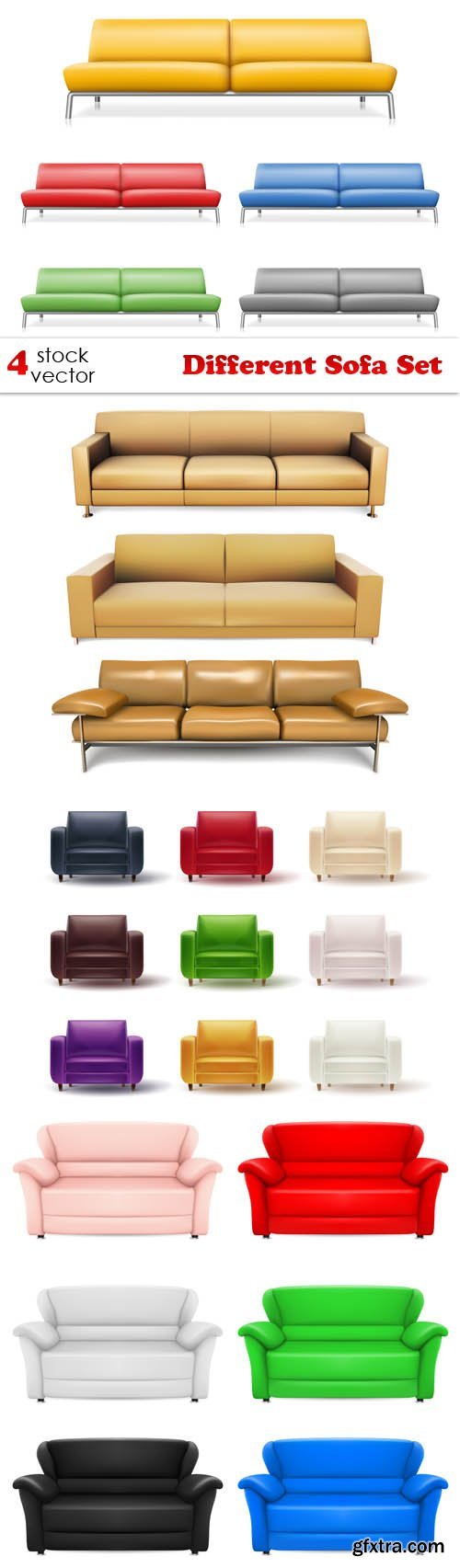 Vectors - Different Sofa Set