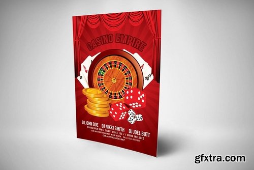 CM - Casino Party Night Flyer Templates 2324093