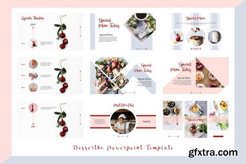 CM - Dessertku - Food Powerpoint Template 2325591