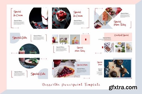 CM - Dessertku - Food Powerpoint Template 2325591