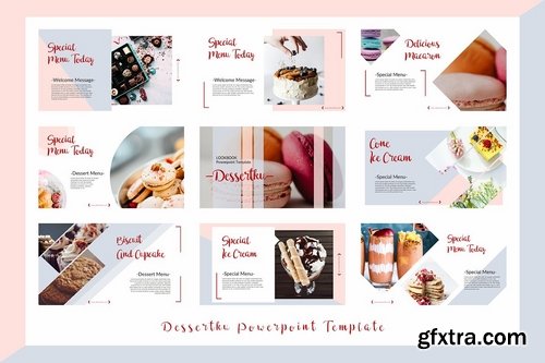 CM - Dessertku - Food Powerpoint Template 2325591