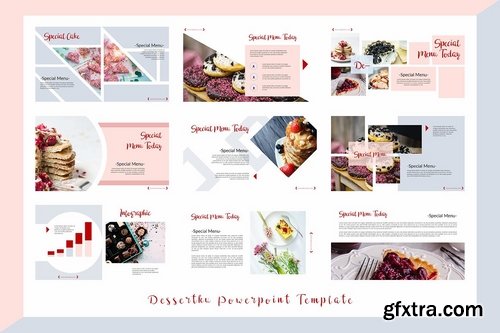 CM - Dessertku - Food Powerpoint Template 2325591