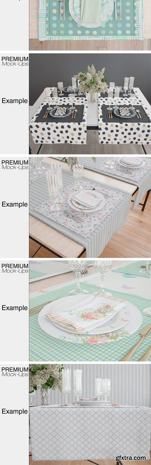 CM - Tablecloth, Runner, Napkins & Plates 2288194