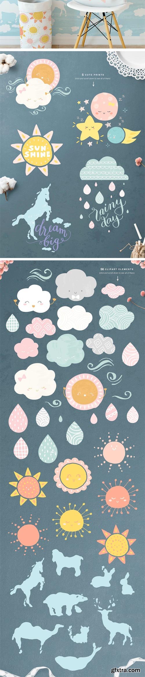 CM - Cute Baby Patterns, Prints, Clipart 2260870