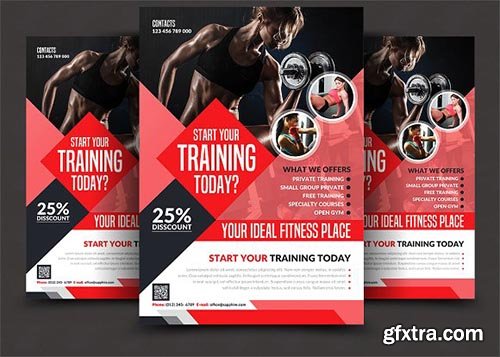 CreativeMarket - Fitness Flyer 2347969