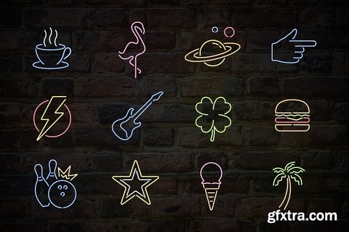 CM - Neon Sign Vector Elements 2319615