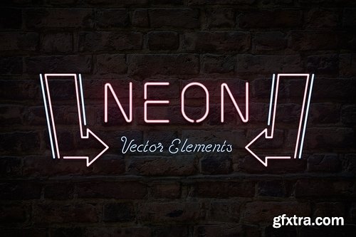 CM - Neon Sign Vector Elements 2319615