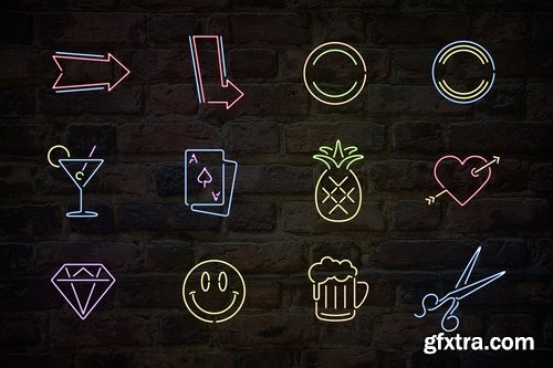 CM - Neon Sign Vector Elements 2319615