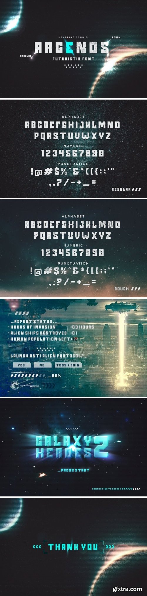 CM - Argenos - Futuristic Font 1981191