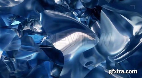 Blue Silk Abstract Background - Motion Graphics 65187