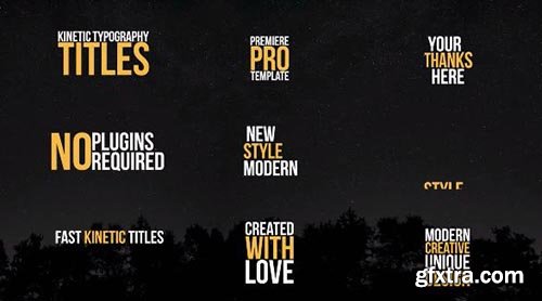 Kinetic Typography - Premiere Pro Templates 69210