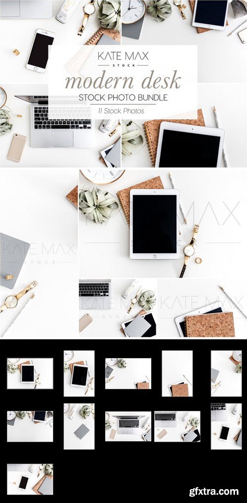 CM - Modern Desk Stock Photo Bundle 2323418