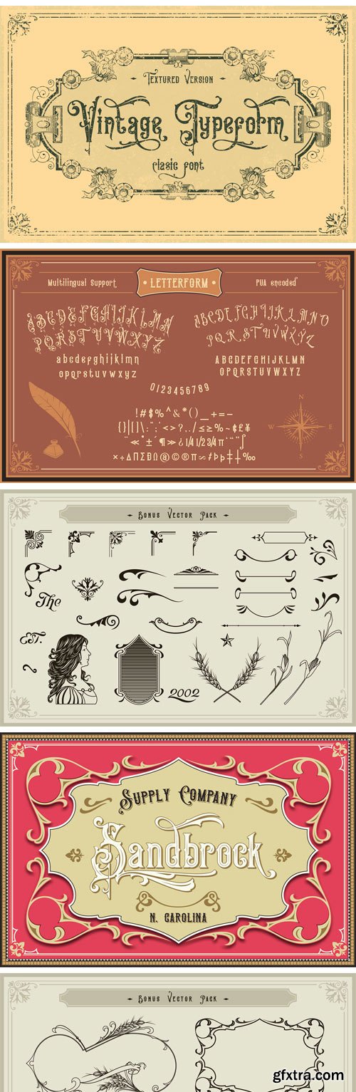 Fontbundles - Victorian Fonts Collection 68629