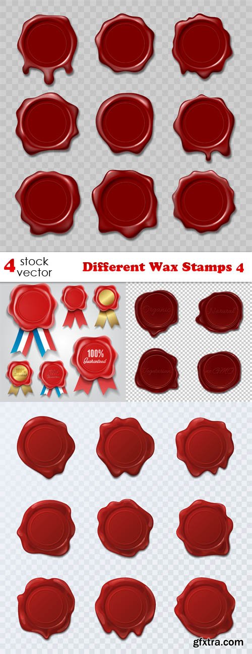 Vectors - Different Wax Stamps 4