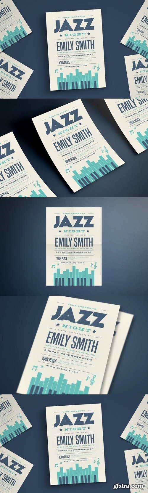 Jazz Piano Concert Flyer