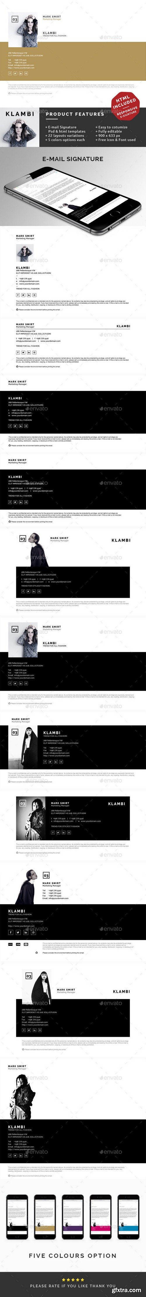 Graphicriver - E-Mail Signature 10067970