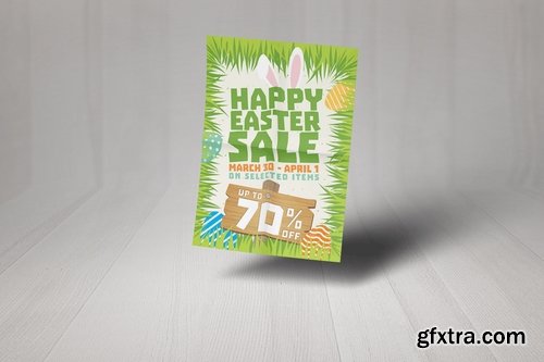 Happy Easter Sale Poster And Flyer