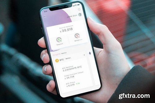 Crypto Wallet Mobile Ui - B