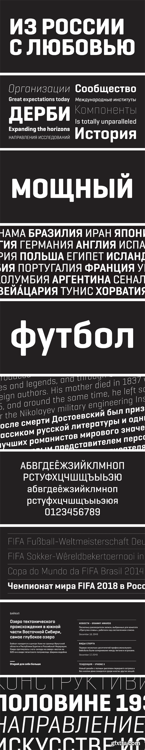 Geogrotesque Cyrillic Font Family