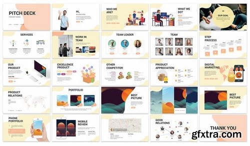 Abstract Pitchdeck - Google Slides Template