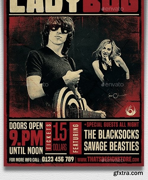 GraphicRiver - Rock Concert Flyer Template V1 17099663