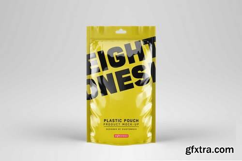 Plastic Pouch Product Mock-Up