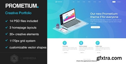 ThemeForest - Prometium - Multi-Purpose PSD template - 20905472