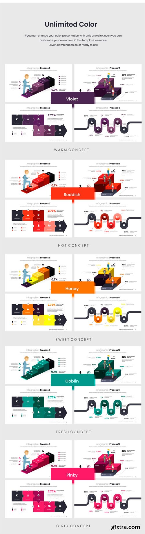 CM - Process Infographic PowerPoint 2271981