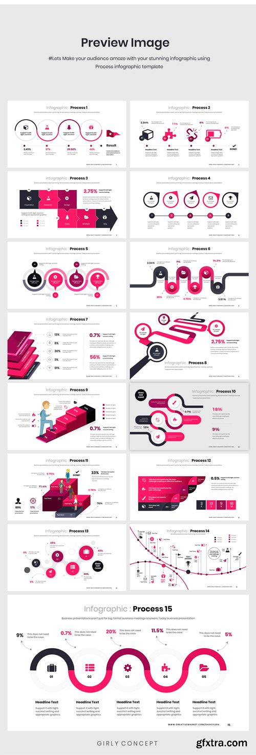 CM - Process Infographic PowerPoint 2271981