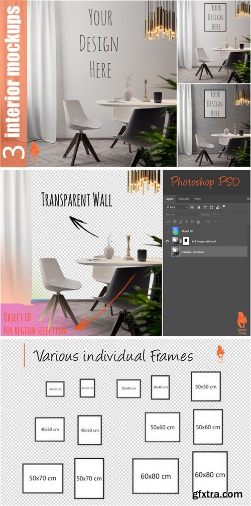 CM - Mockup Poster with various frames 2256666