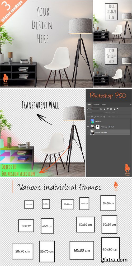 CM - Mockup Poster with various frames 2256678