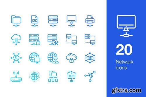 20 Network icons