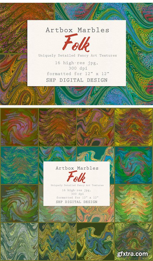 CM - Art Textures: Marbled Folk Song 2269113