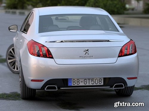 Peugeot 508 2011 3D Model