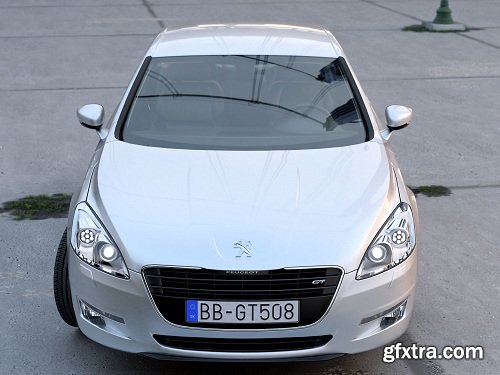 Peugeot 508 2011 3D Model