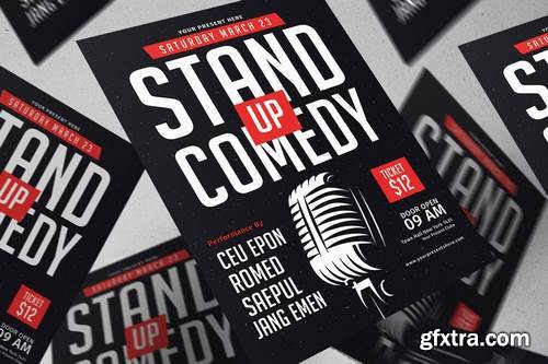 Stand Up Comedy Flyer