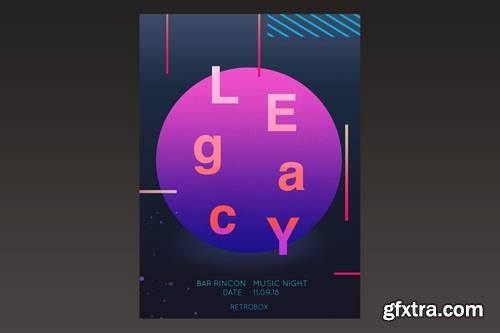 Legacy Music Flyer Poster