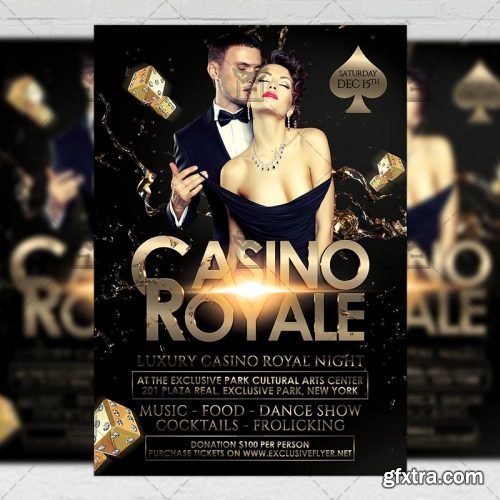 Casino Royale – Sport A5 Flyer Template