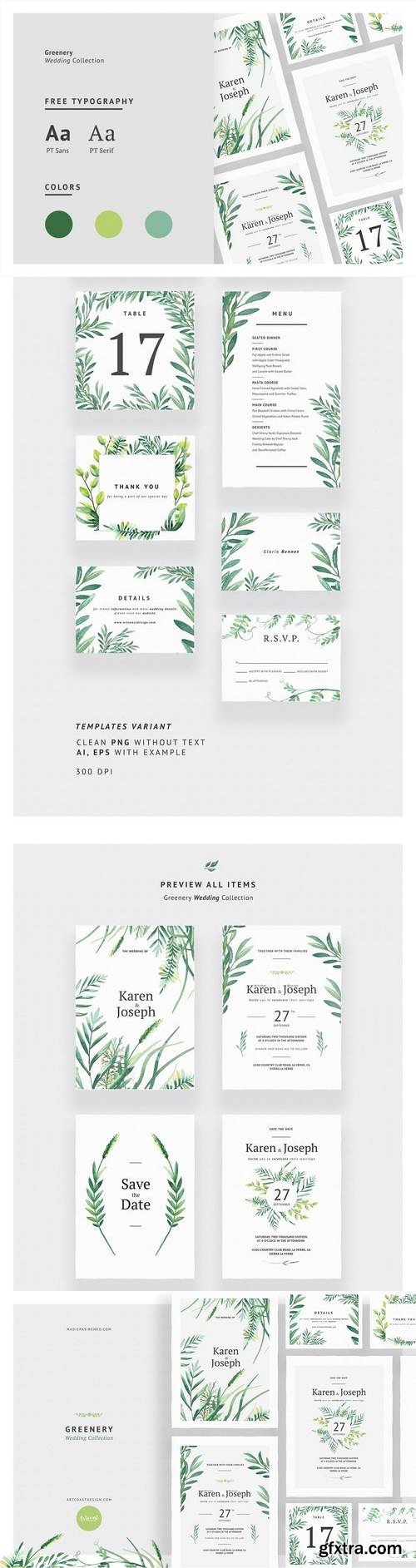 Greenery Wedding Collection