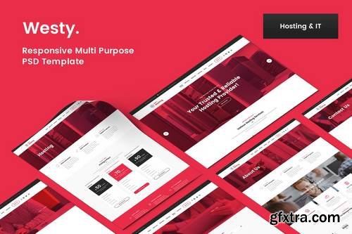 Westy Hosting & Technology PSD Template