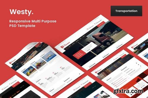 Westy Transportation & Logistic PSD Template