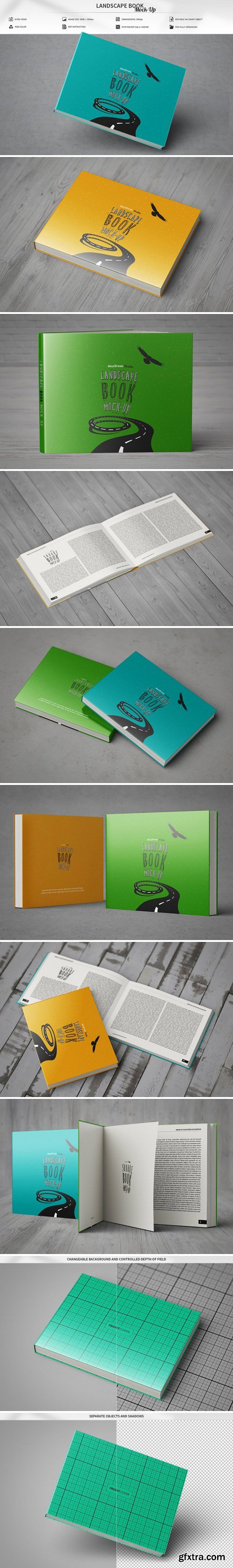 CM - Landscape Book Mock-Up 1599413