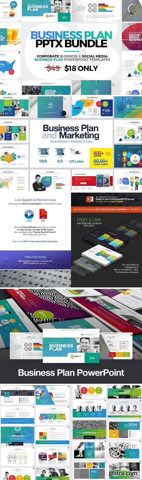 CM - Business Plan Powerpoint Bundle 1499073