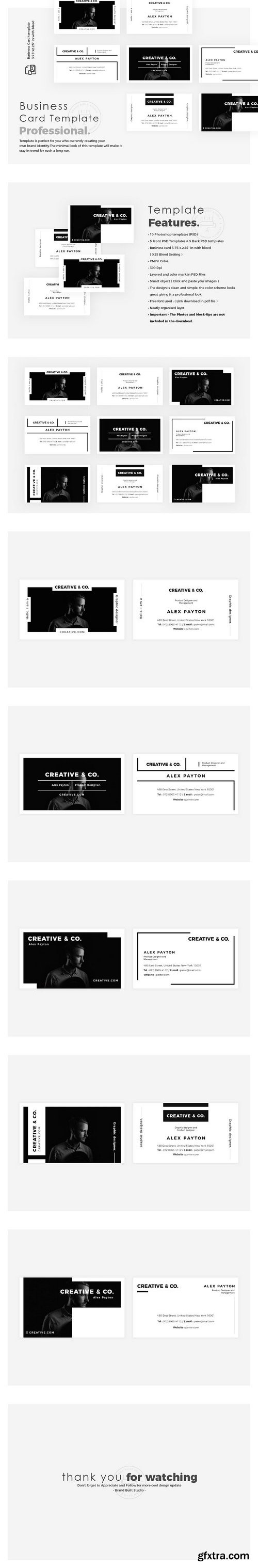 CM - Professional look Business Card Pack 2031591