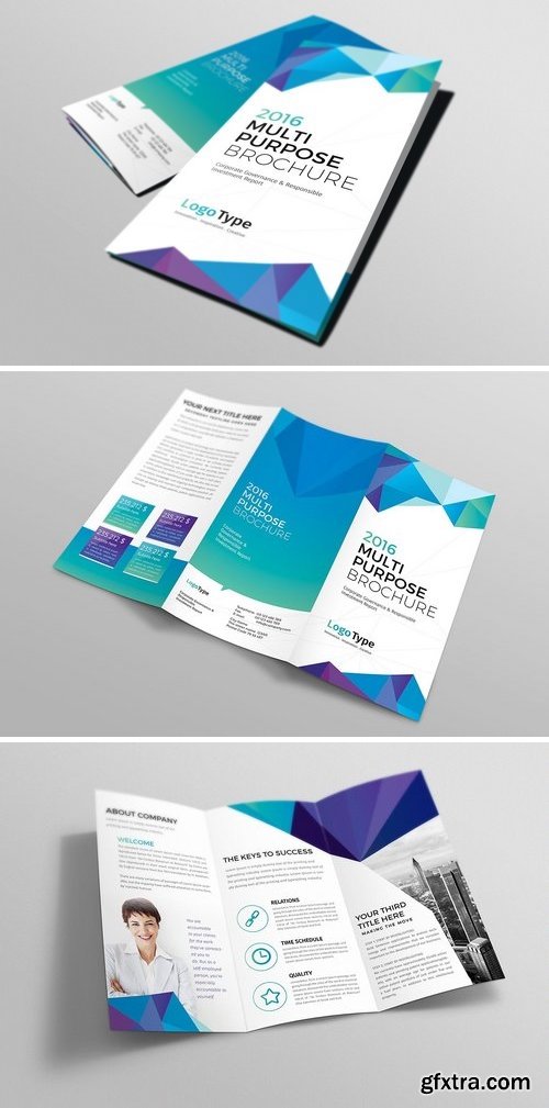 CM - Modern Tri-Fold Brochure 2031493