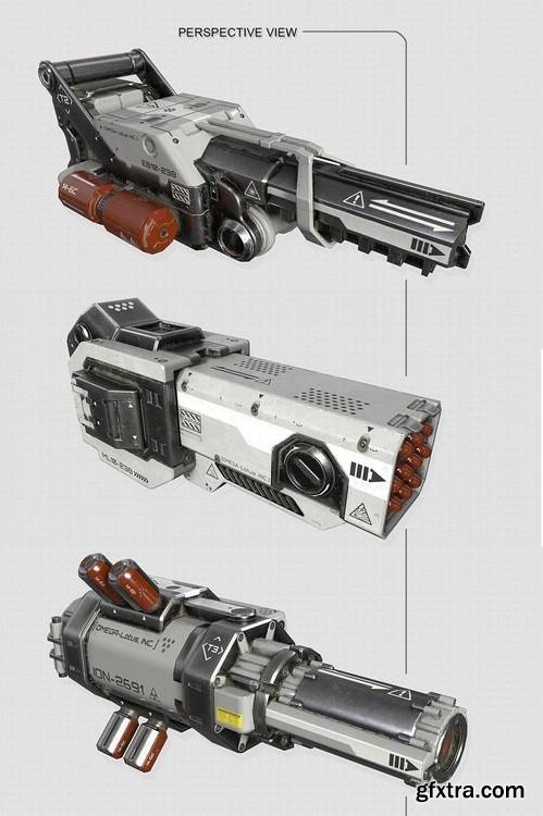 Fantastic SCI-FI Weapon Pack 3D Models