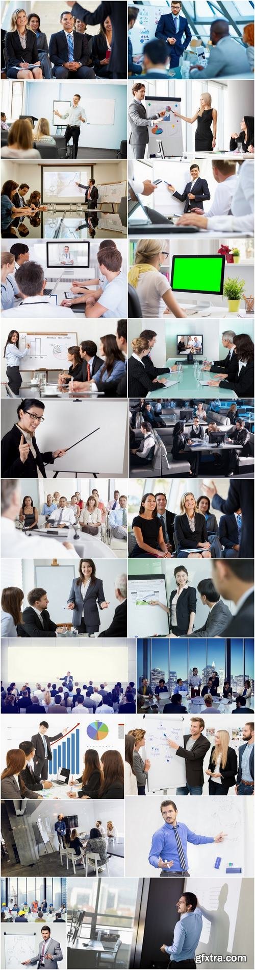 Business presentation businessman business woman 25 HQ Jpeg