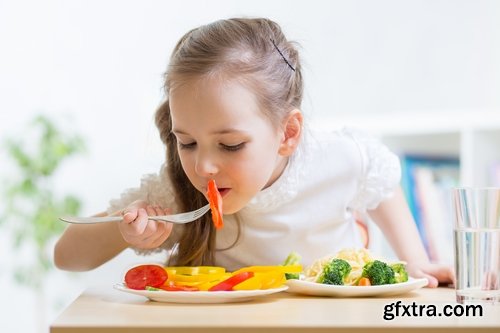 Girl woman eating fruits vegetables healthy food diet 25 HQ Jpeg