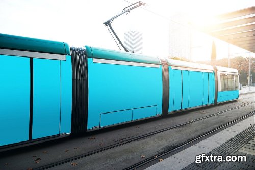 CreativeMarket Tramway Signage Mockups 2268883